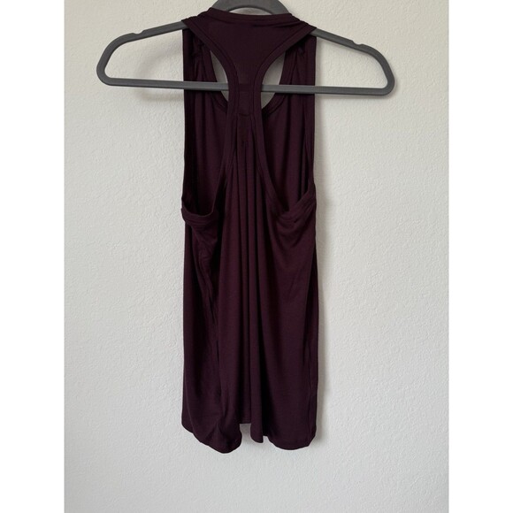ATHLETA Ease IN Rib TANK Top MODAL Super SOFT Spiced CABERNET Burgundy‎ NWOT XS - Picture 5 of 12